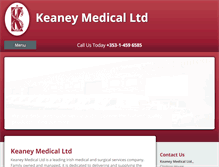 Tablet Screenshot of keaneymedical.com